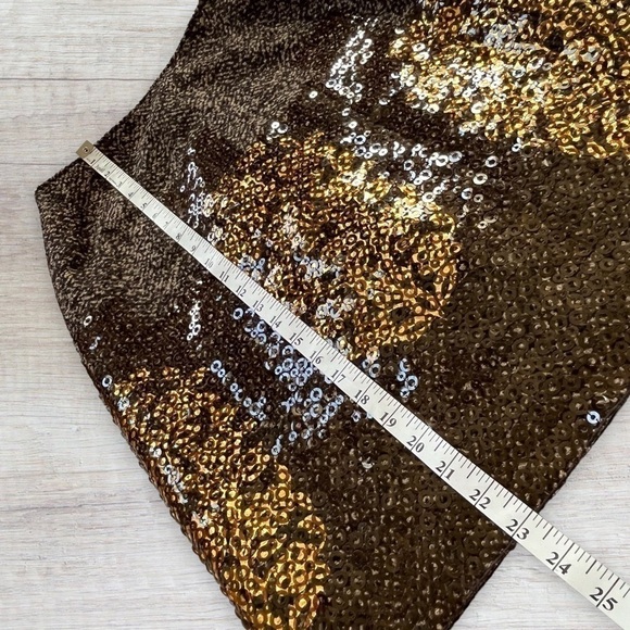 Oscar de la Renta RARE Fall 2008 runway chocolate sequin wool pencil skirt - Picture 11 of 13